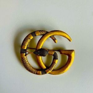 Designer Inspired GG Brooch